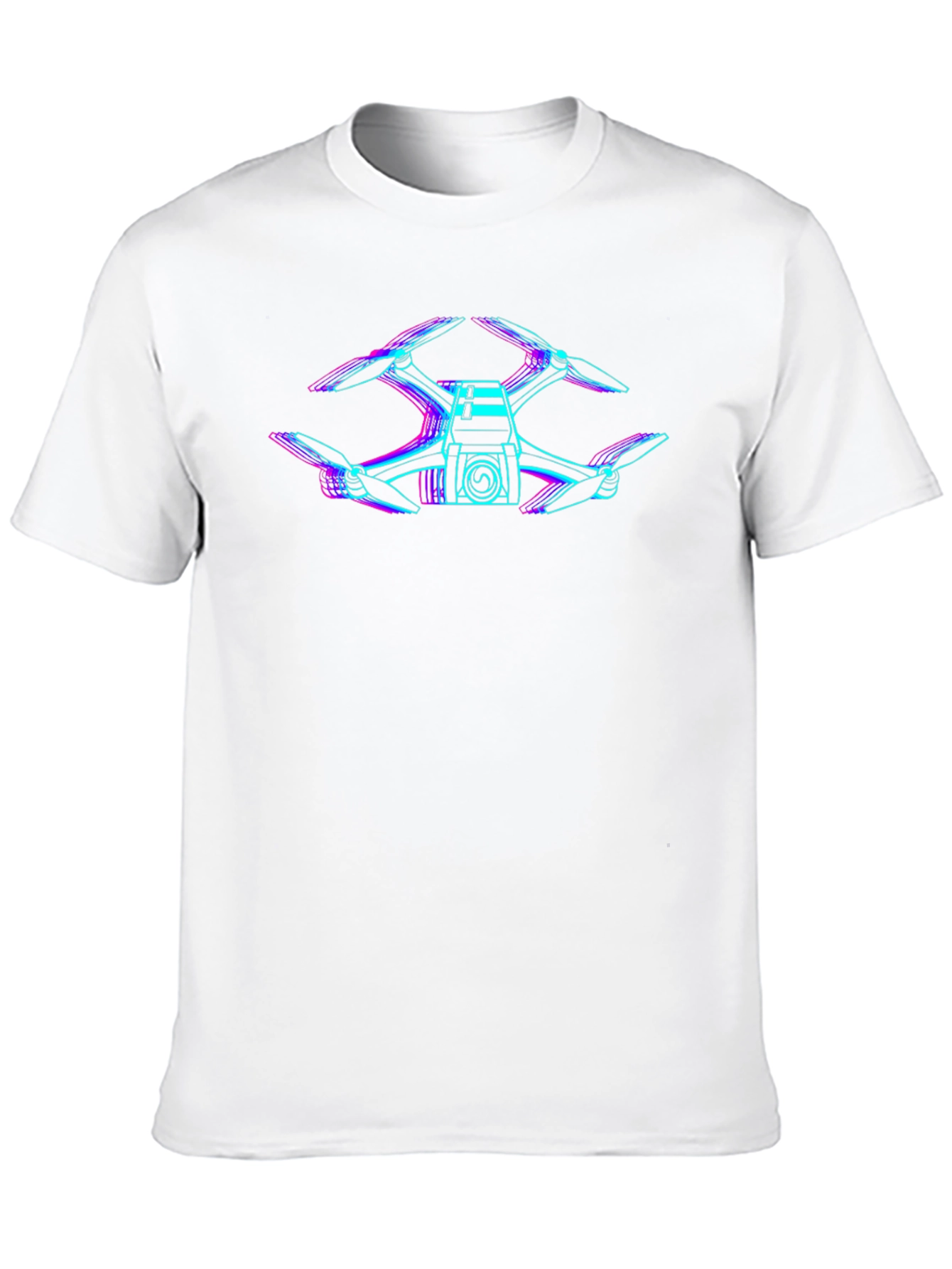 Drone Graphic Black T-Shirt