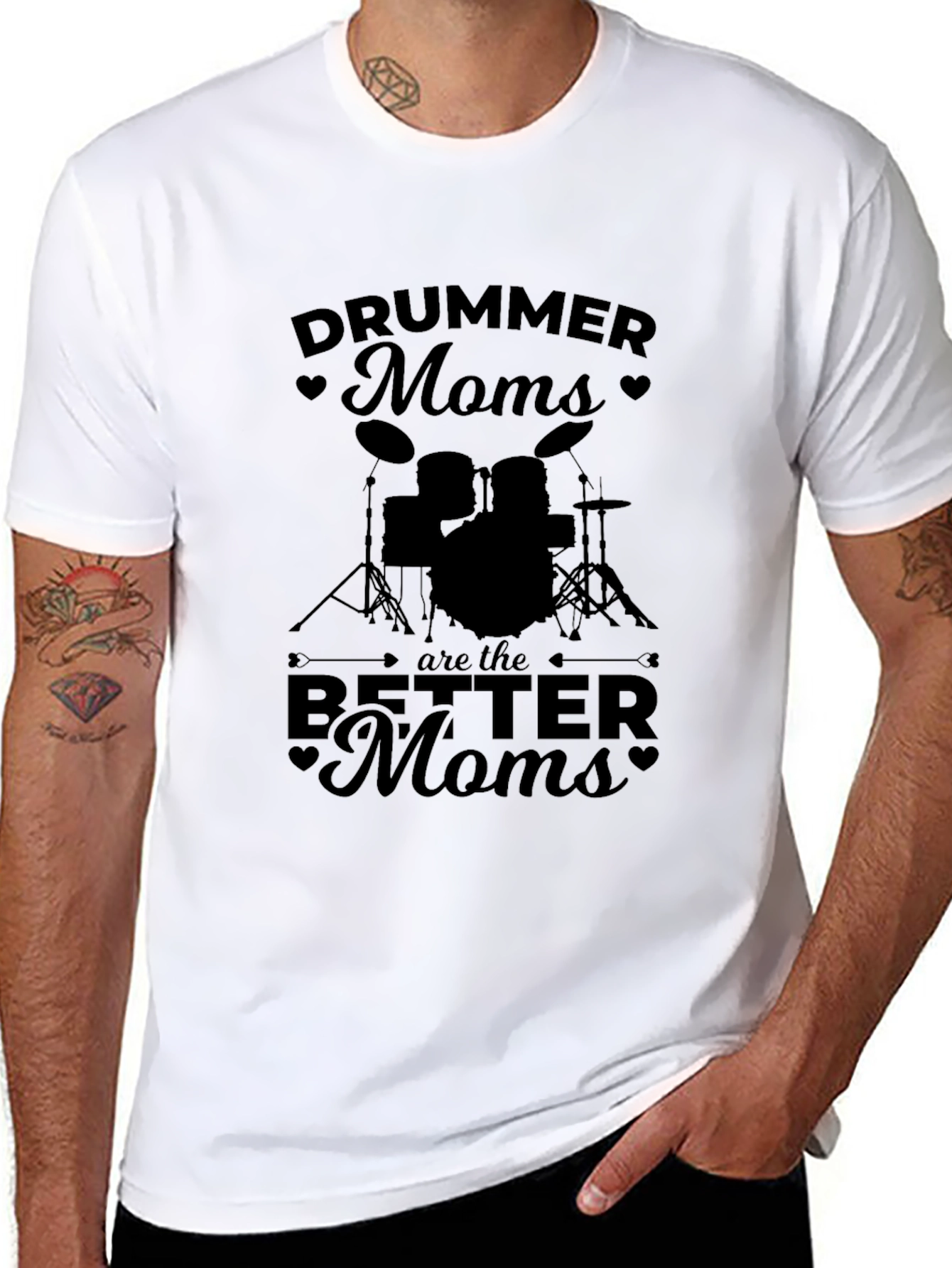 Drummer Moms T-Shirt - Better Moms Tee