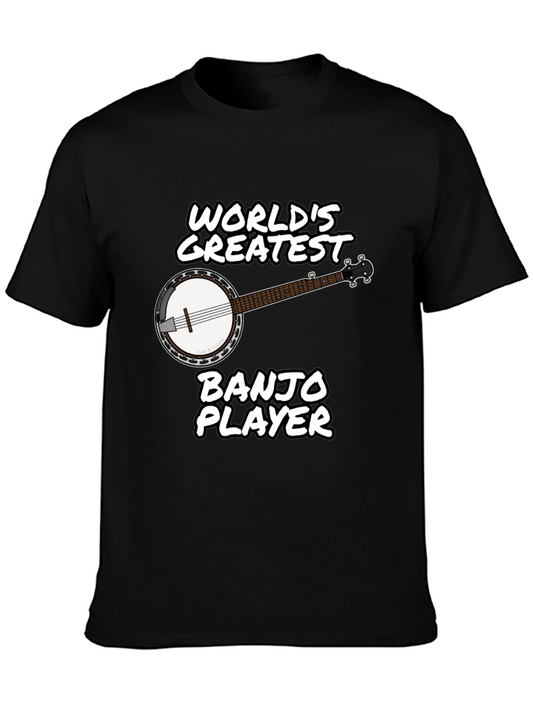 Worlds Greatest Banjo Player Graphic T-Shirt