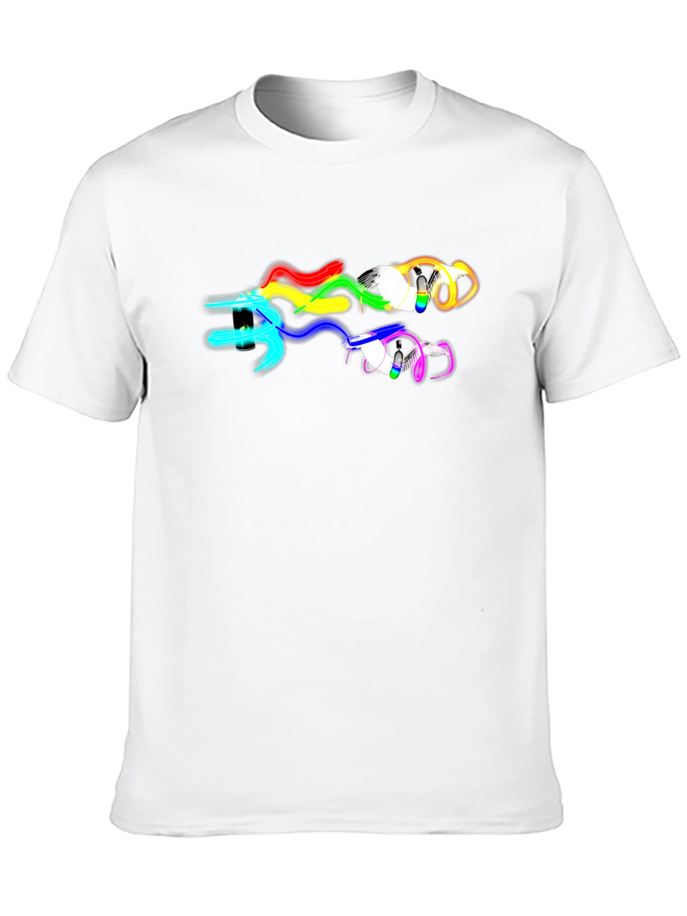 Rainbow Paint Spray Can T-Shirt
