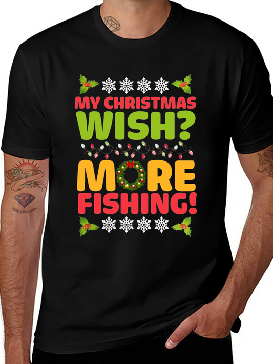 Christmas Wish Fishing T-Shirt