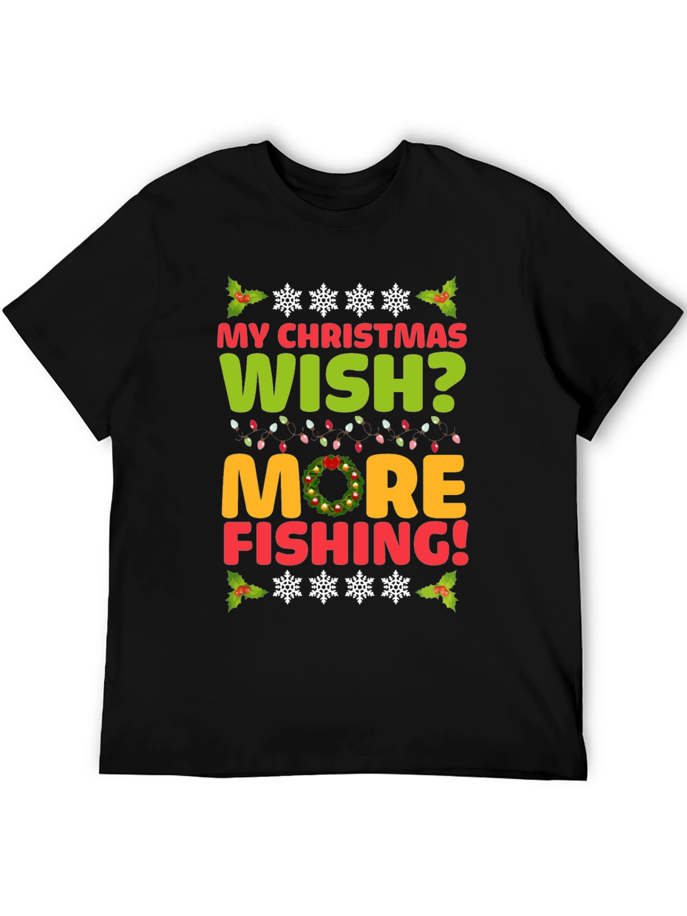 Christmas Wish Fishing T-Shirt