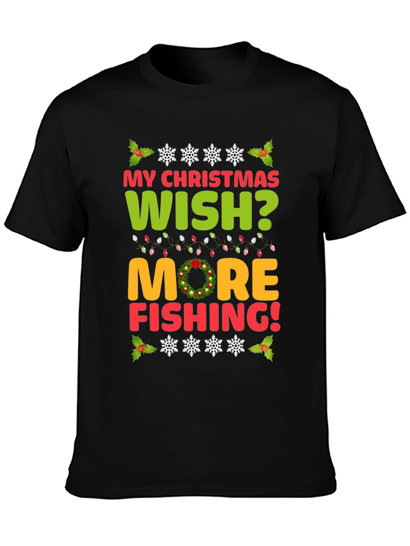 Christmas Wish Fishing T-Shirt