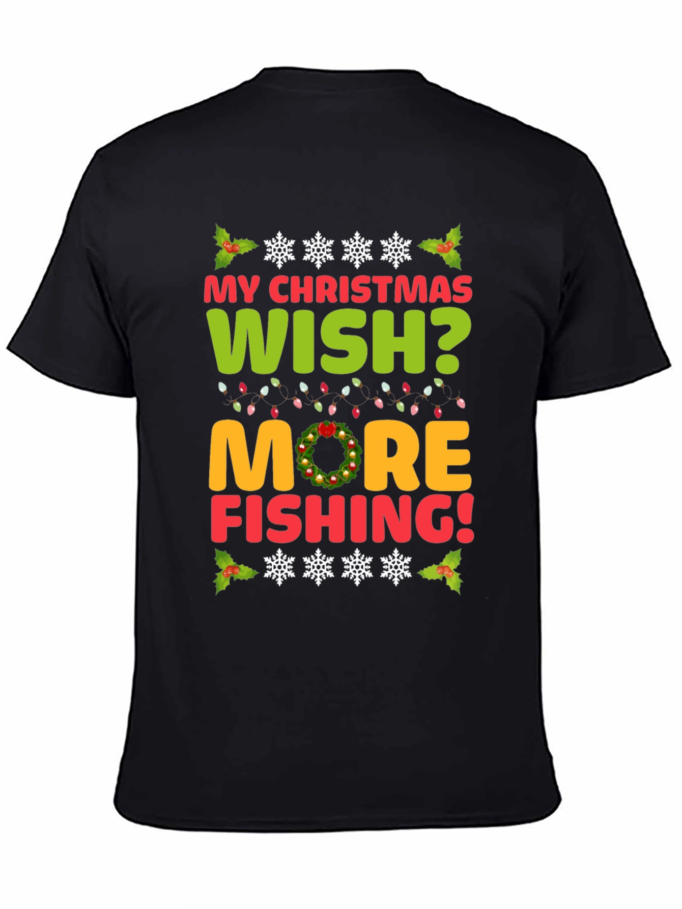Christmas Wish Fishing T-Shirt