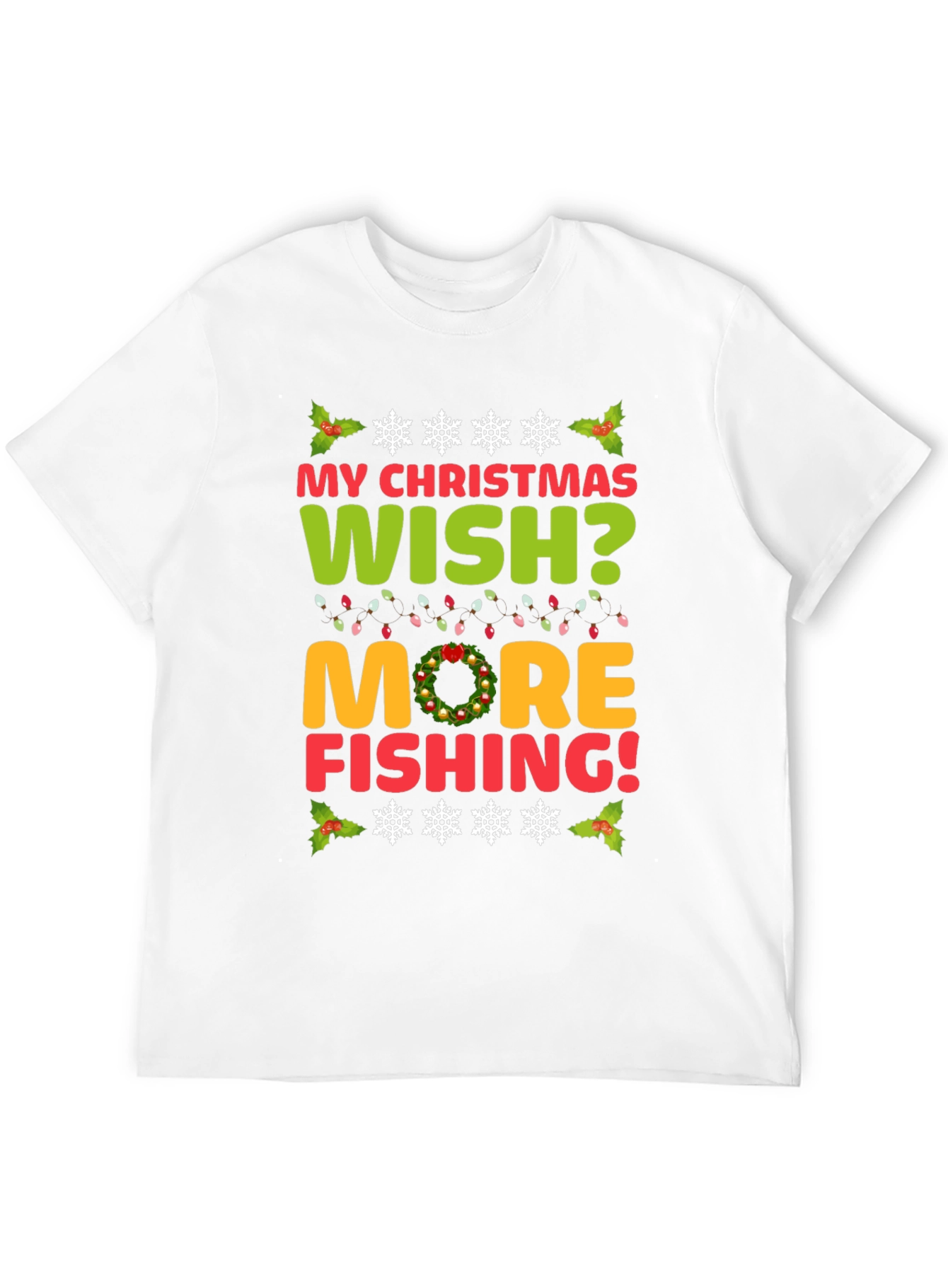 Christmas Wish Fishing T-Shirt
