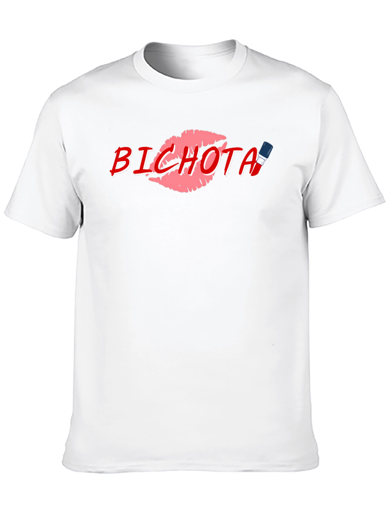 Bichota Lips Graphic Black T-Shirt