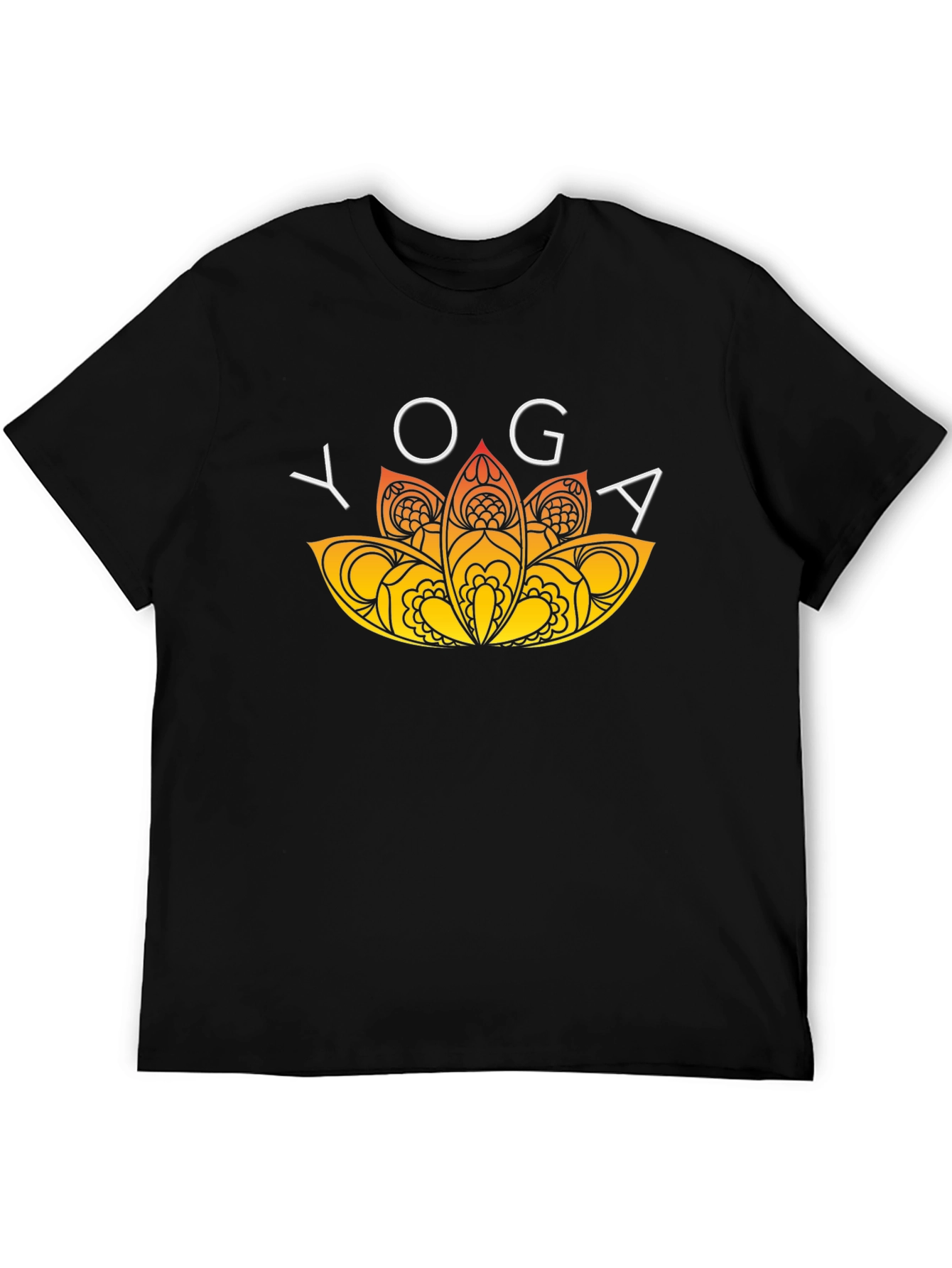 Yoga Lotus Graphic Tee - Relaxed Fit