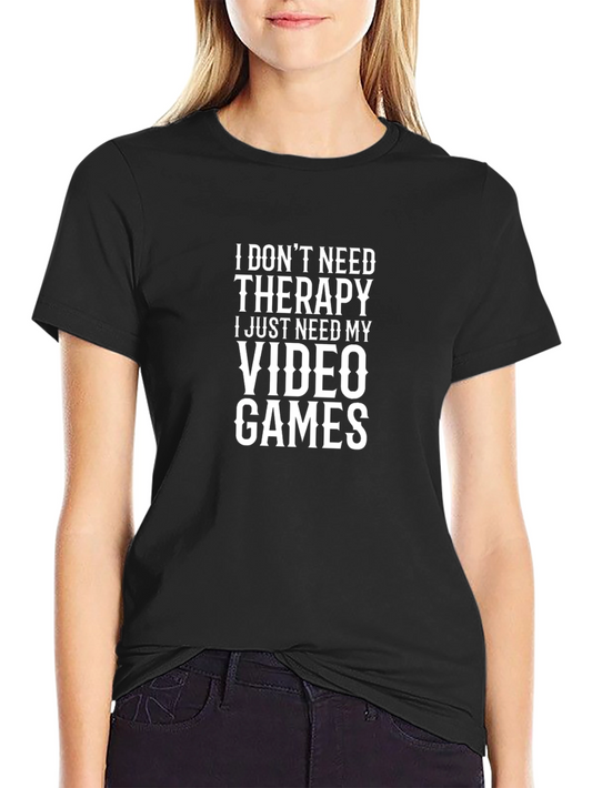 Gamer Therapy T-Shirt - Video Games Apparel