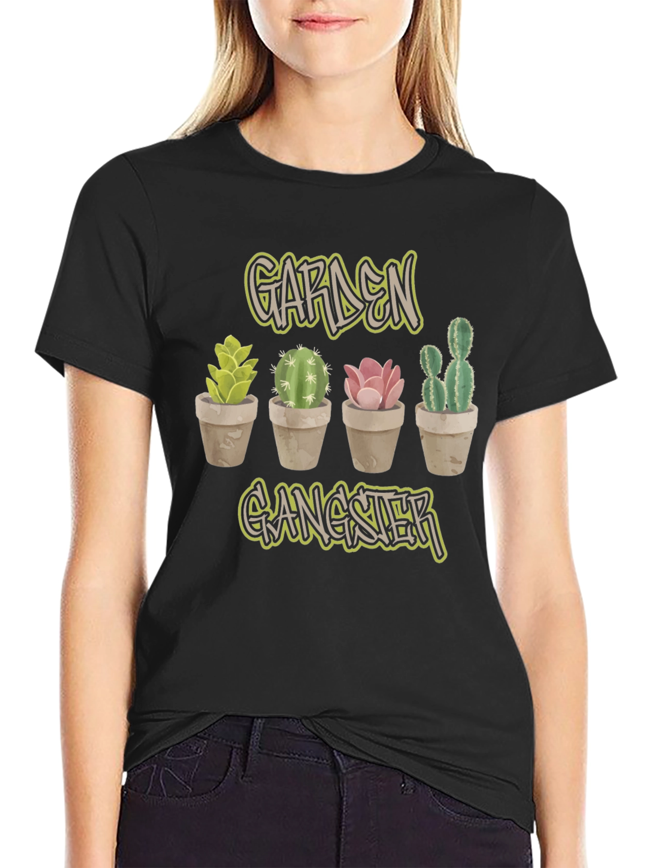 Garden Gangster Cactus Tee