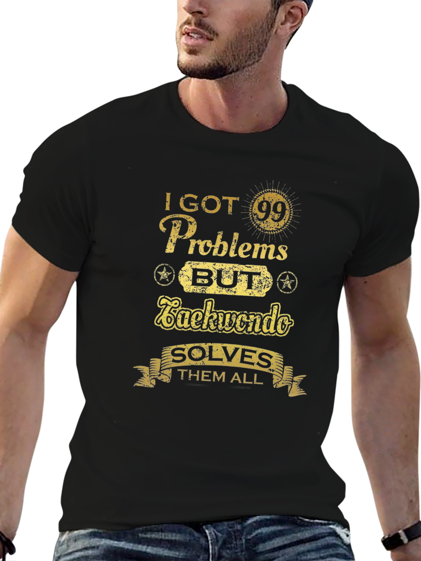 Taekwondo Solves All Problems T-Shirt