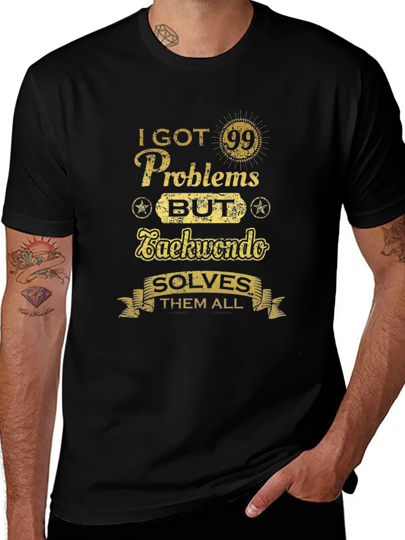 Taekwondo Solves All Problems T-Shirt