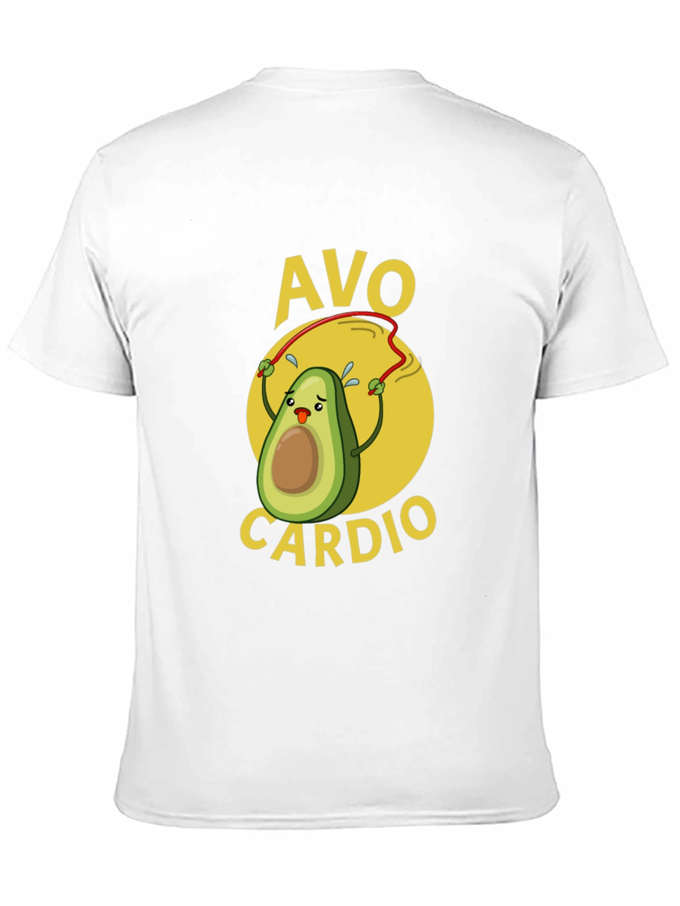 Avo Cardio T-Shirt - Avocado Workout Tee