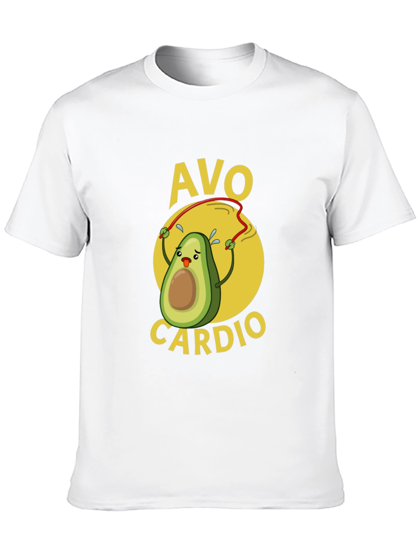 Avo Cardio T-Shirt - Avocado Workout Tee