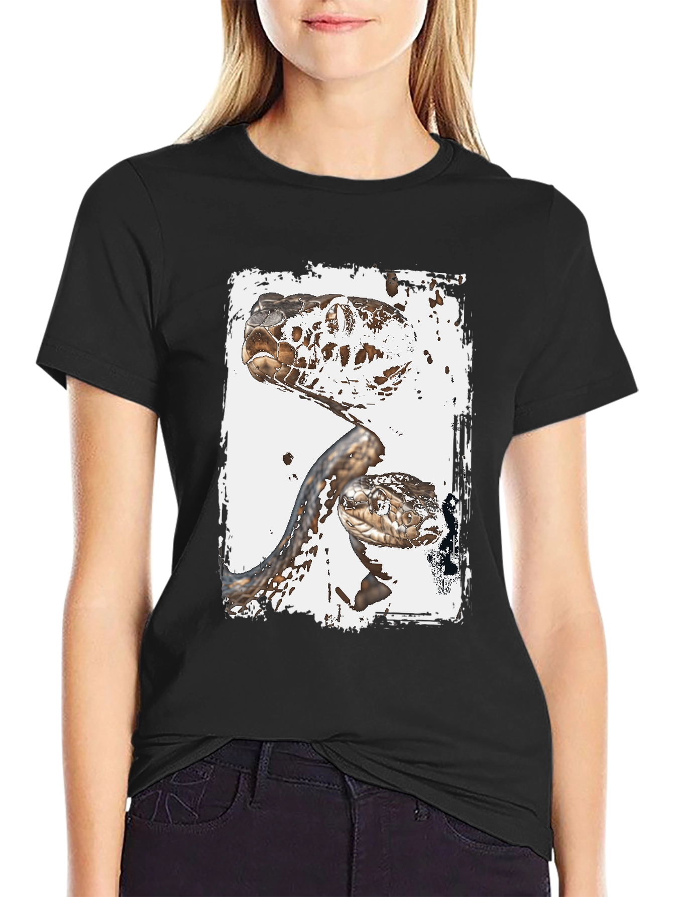 Snake T-Shirt: Reptile Art Graphic Tee