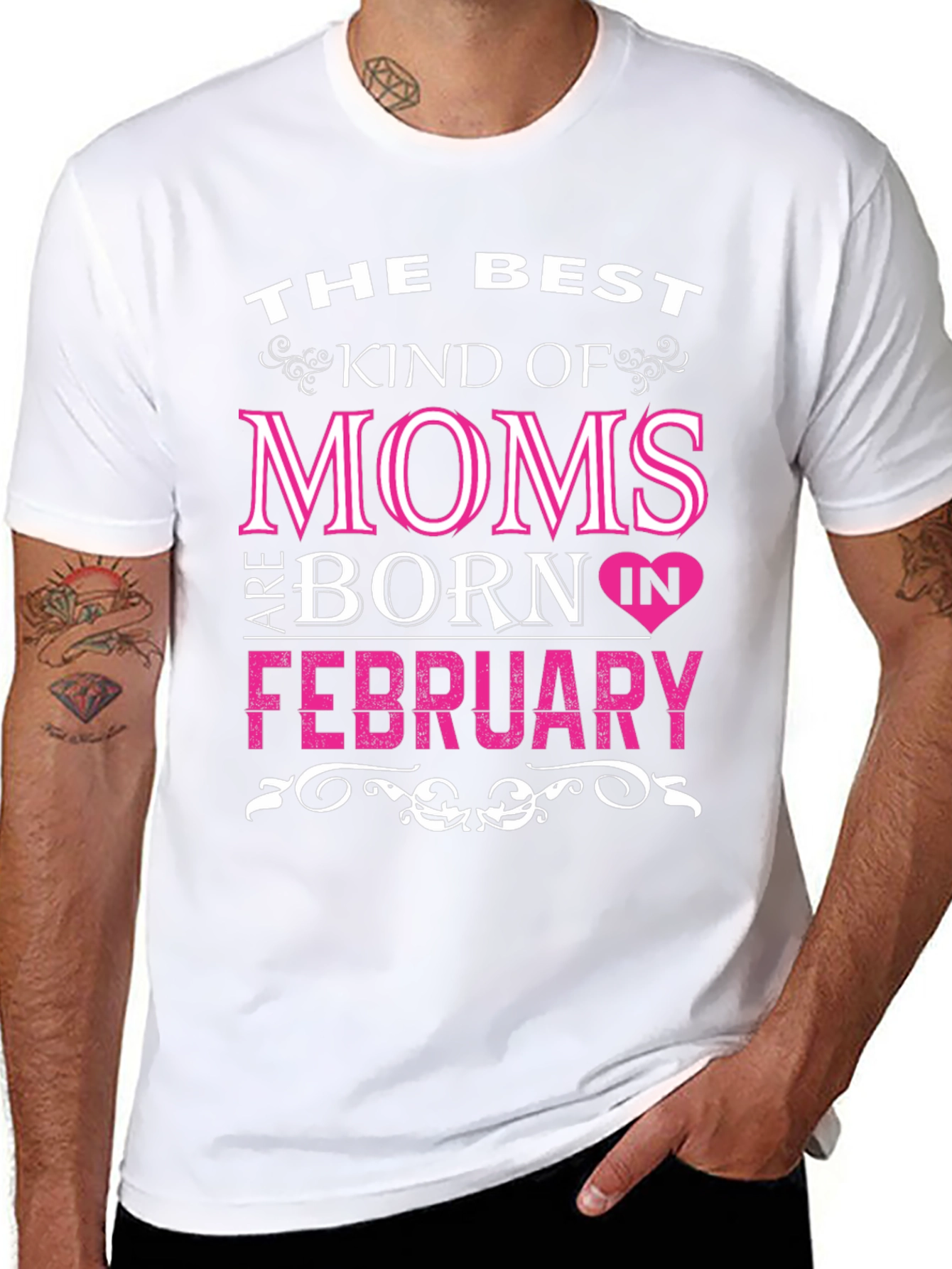 Best Moms Born in February T-Shirt