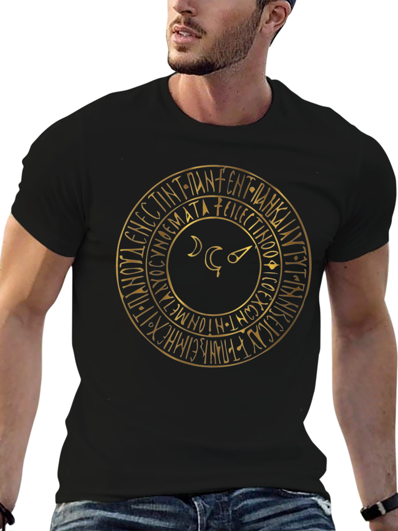 Mystic Circle Black T-Shirt