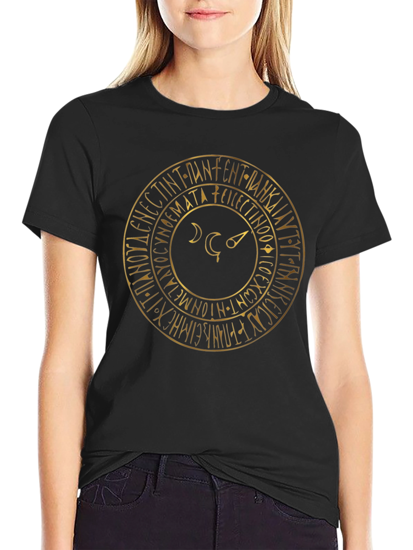 Mystic Circle Black T-Shirt