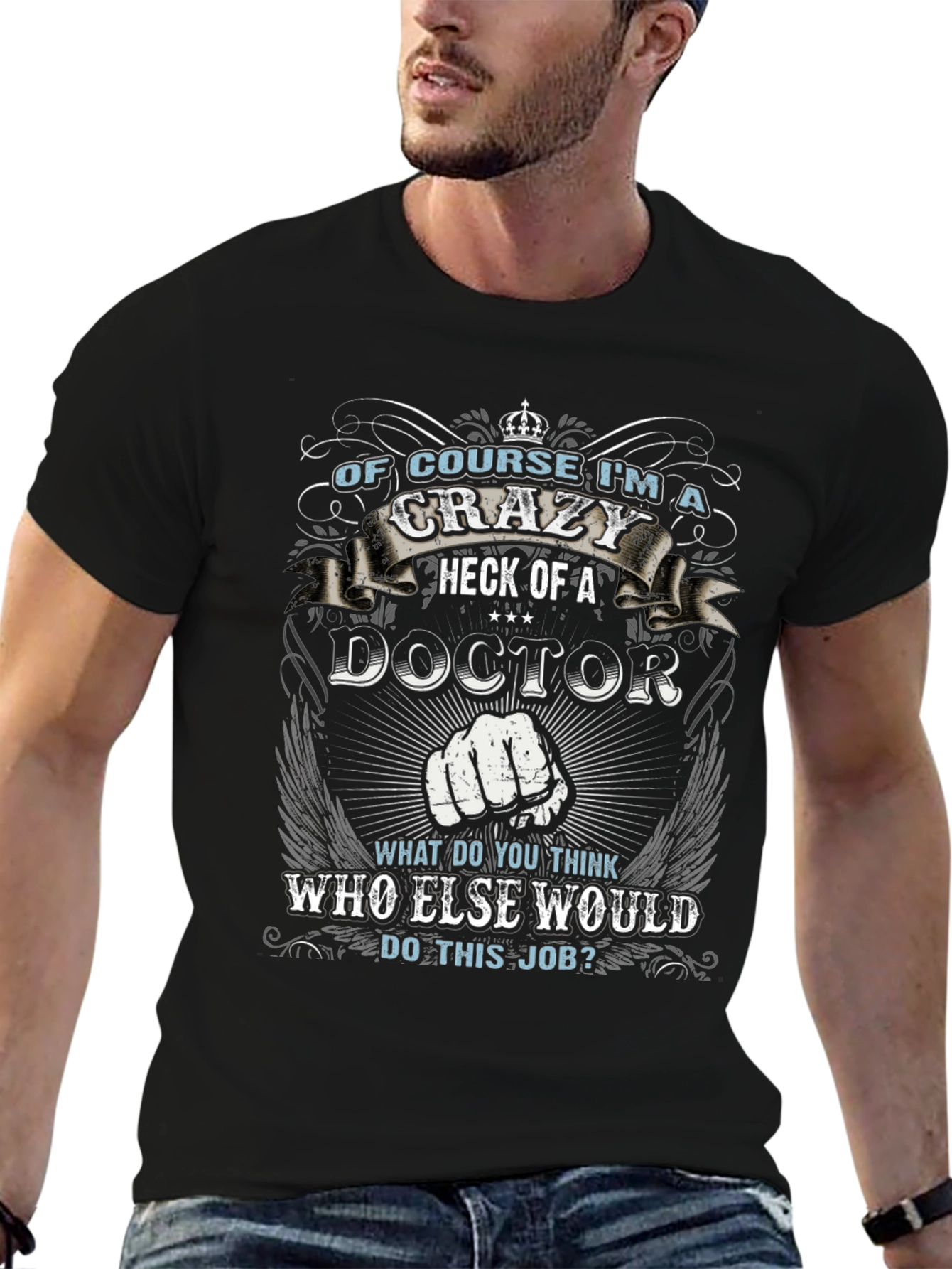 Crazy Doctor T-Shirt - Unique Graphic Tee