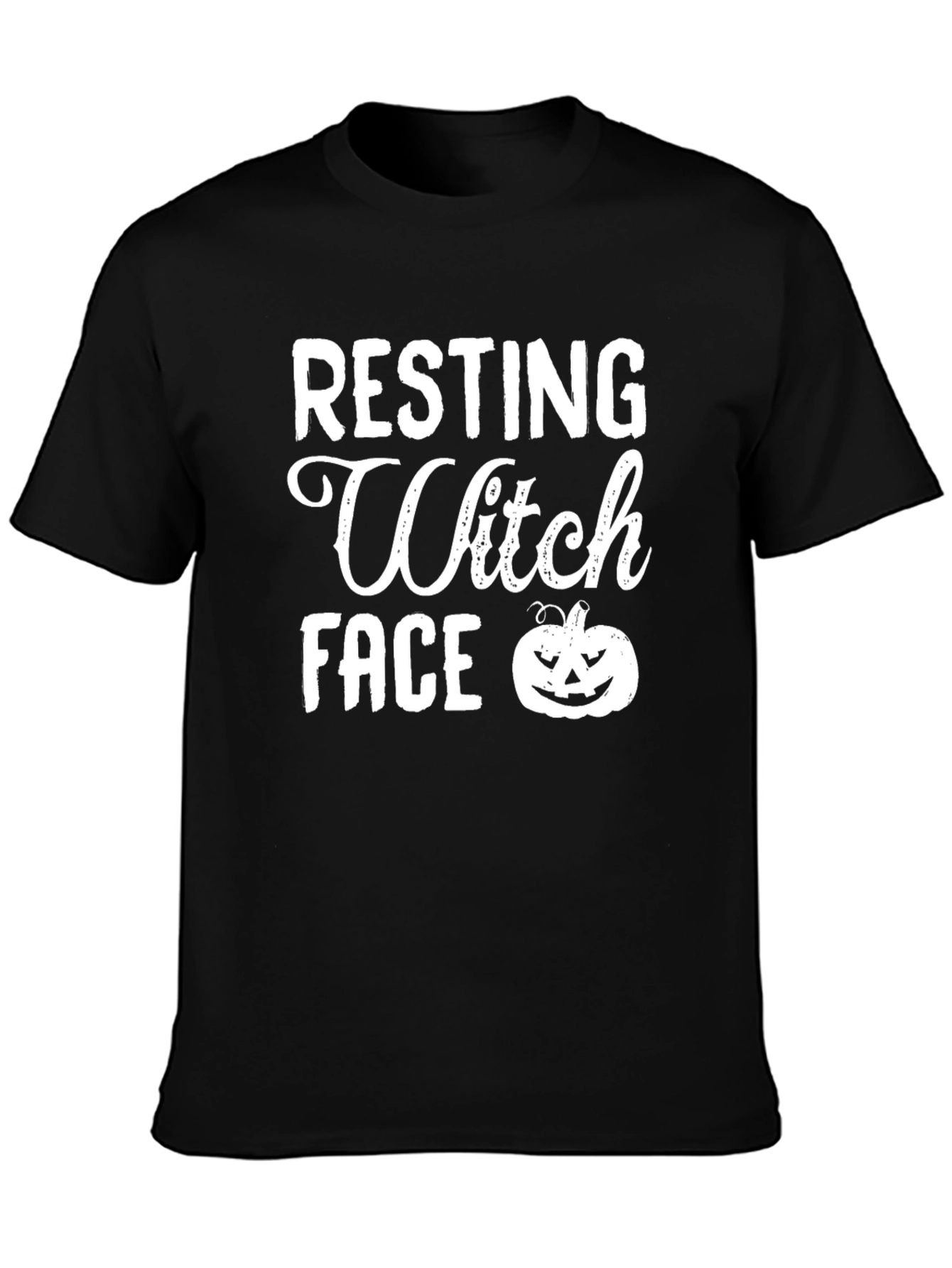 Resting Witch Face T-Shirt | Halloween Tee