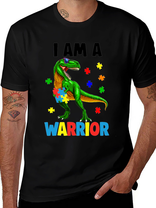 Autism Awareness Dinosaur T-Shirt