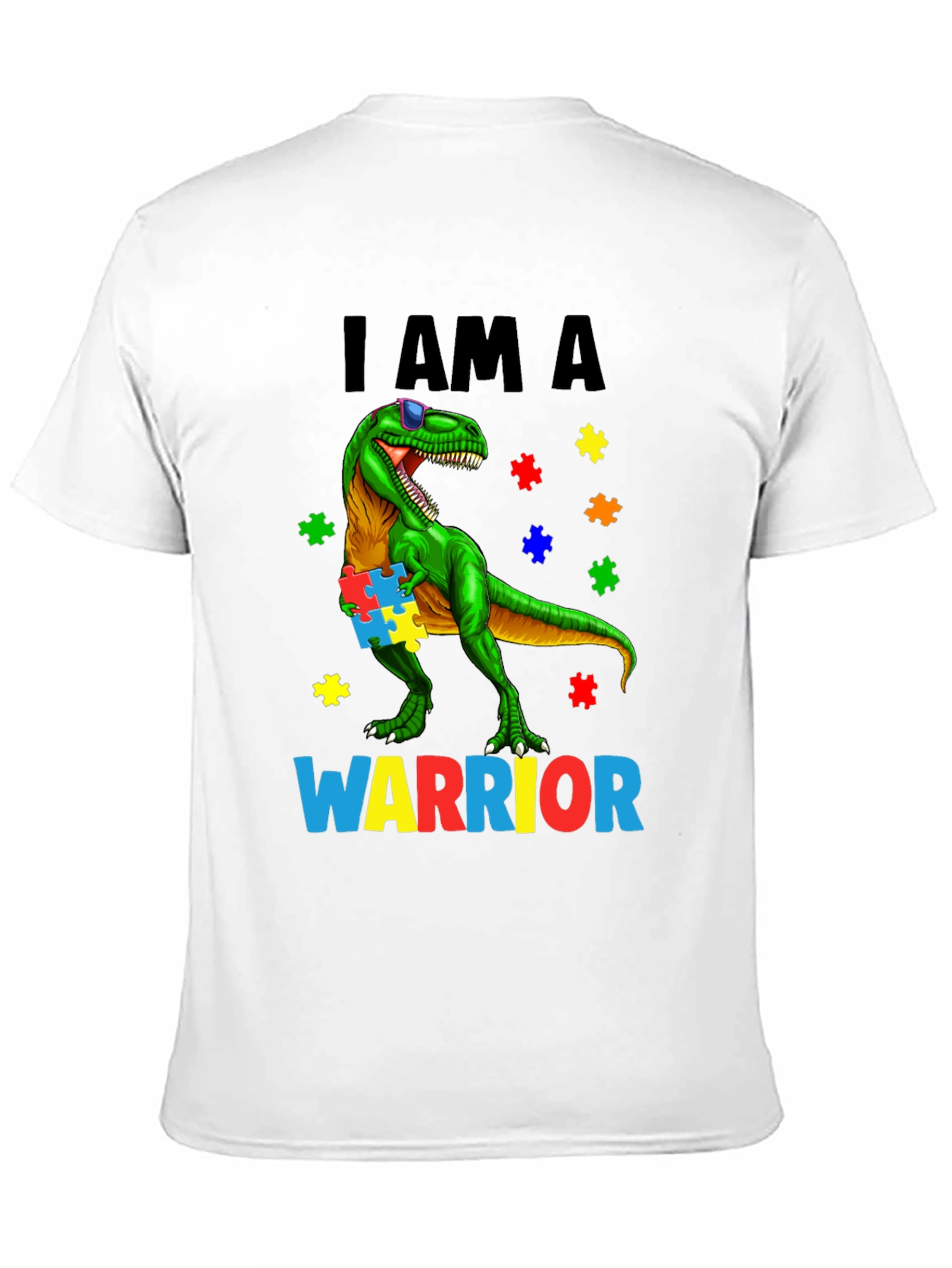 Autism Awareness Dinosaur T-Shirt