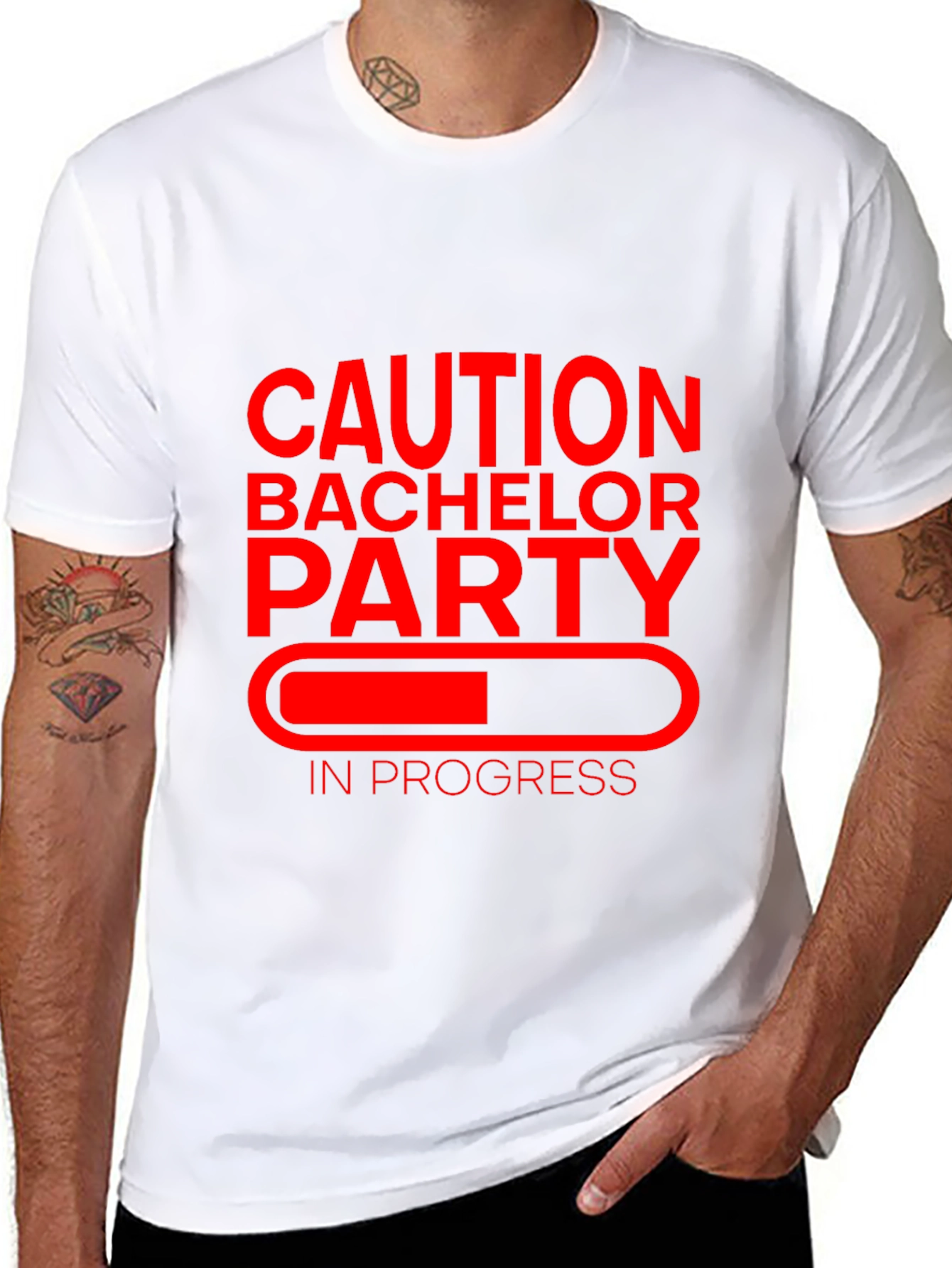 Caution Bachelor Party T-Shirt
