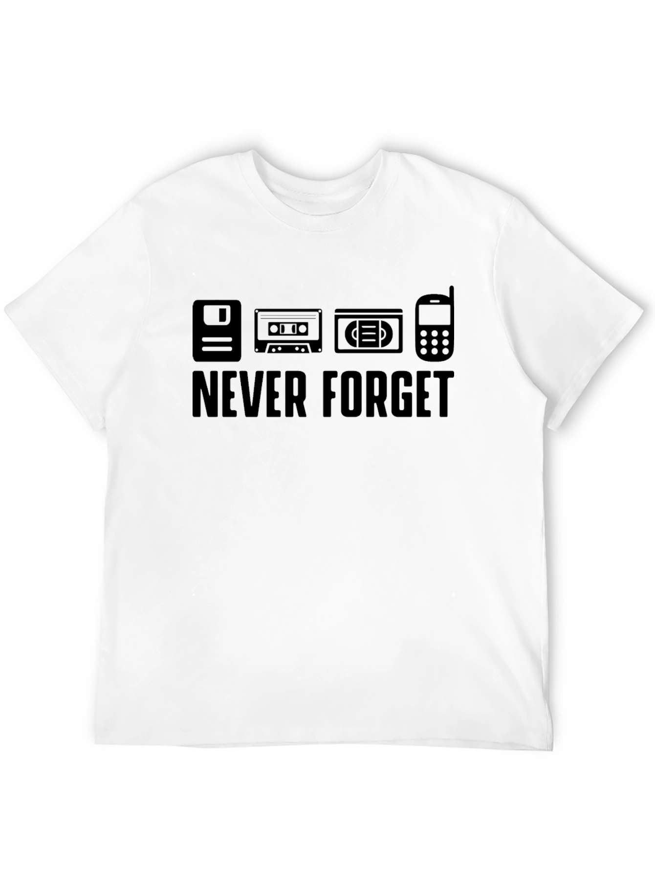 Retro Never Forget Graphic T-Shirt