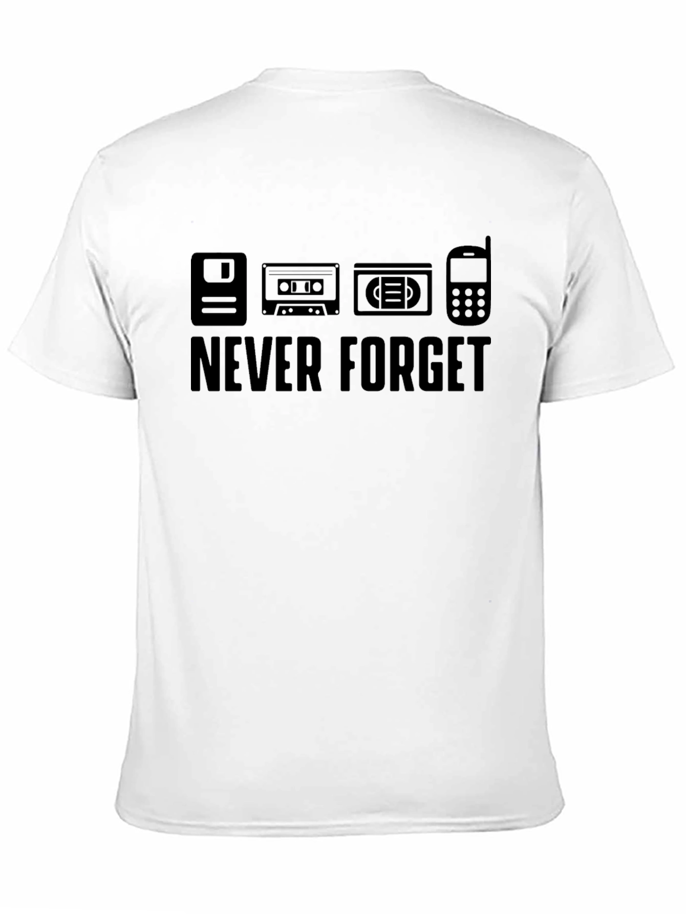 Retro Never Forget Graphic T-Shirt