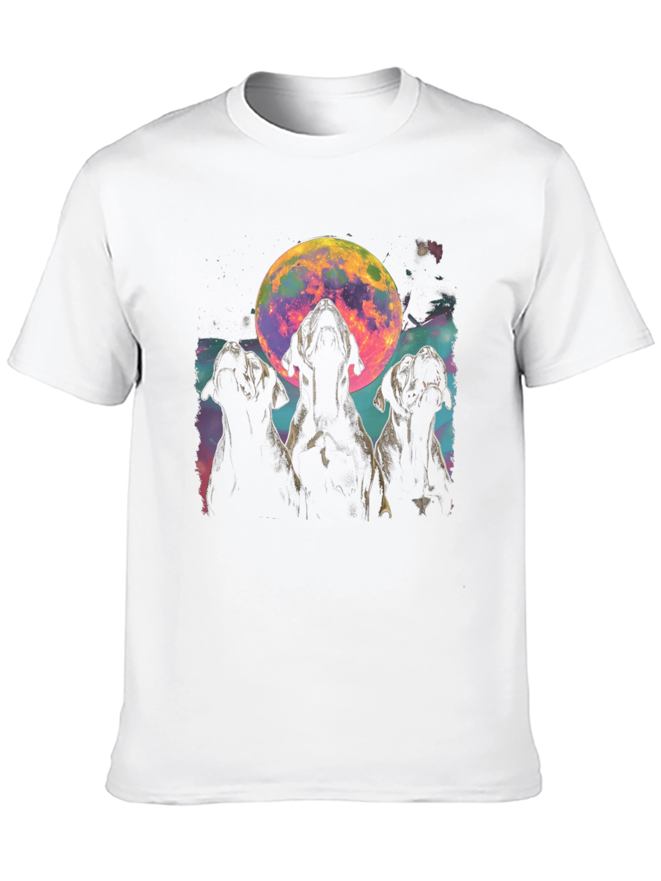 Dogs Howling at the Moon T-Shirt
