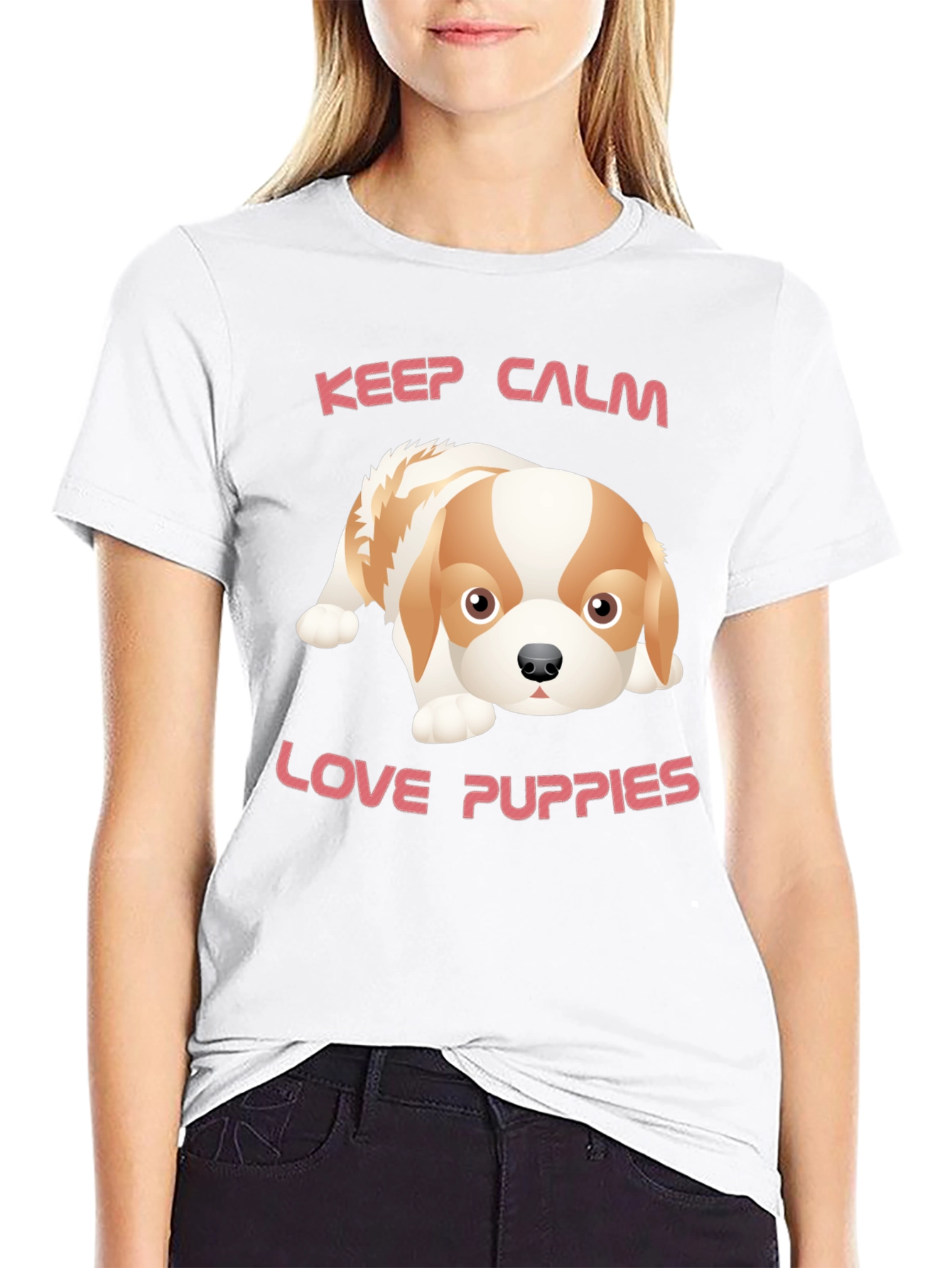 Keep Calm & Love Puppies T-Shirt