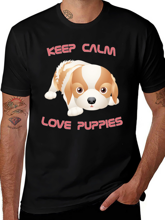 Keep Calm & Love Puppies T-Shirt