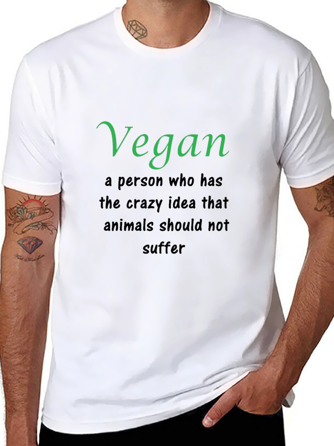 Vegan Definition T-Shirt - Animal Lover Tee