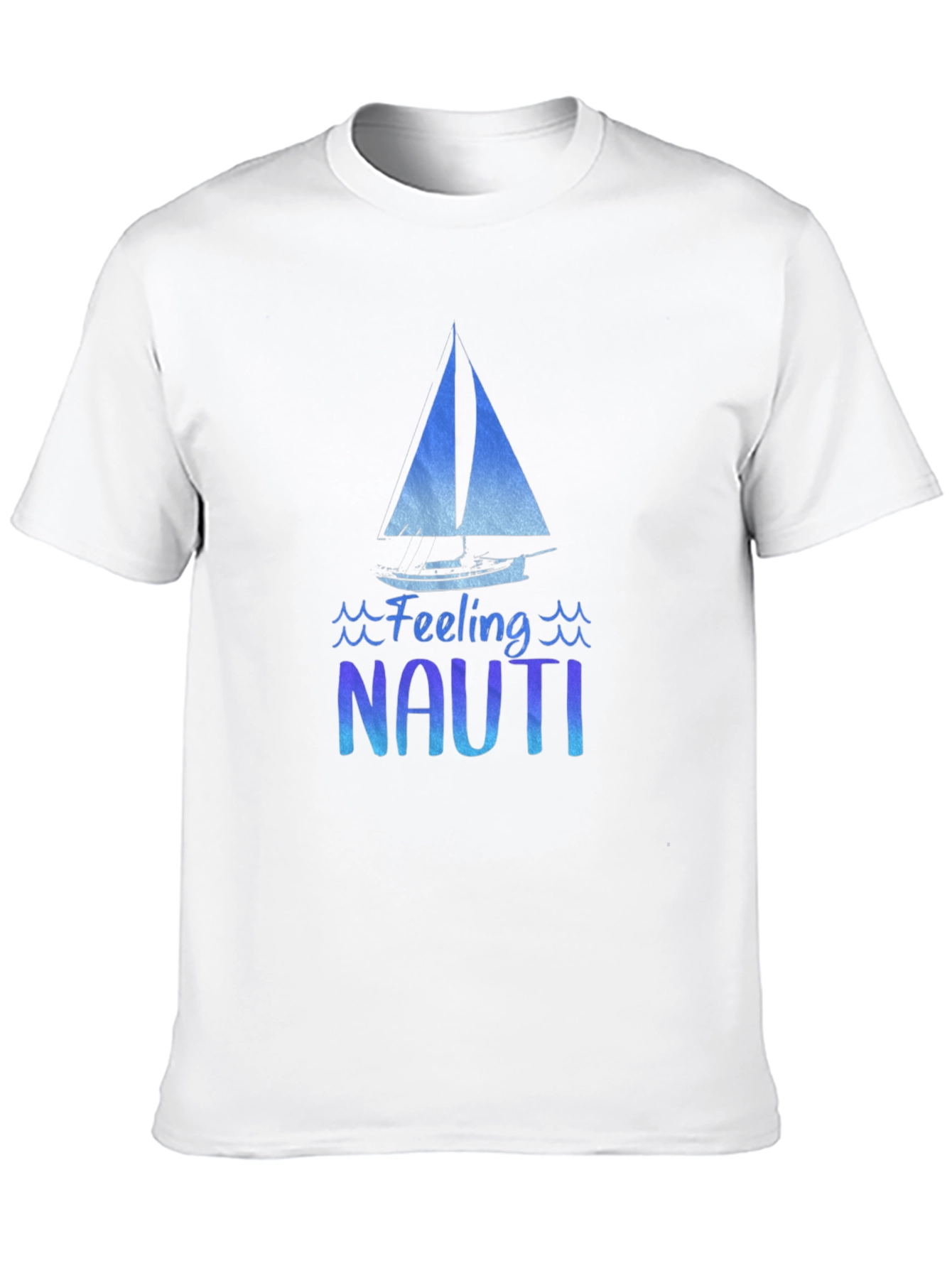Feeling Nauti Mens Black Graphic T-Shirt