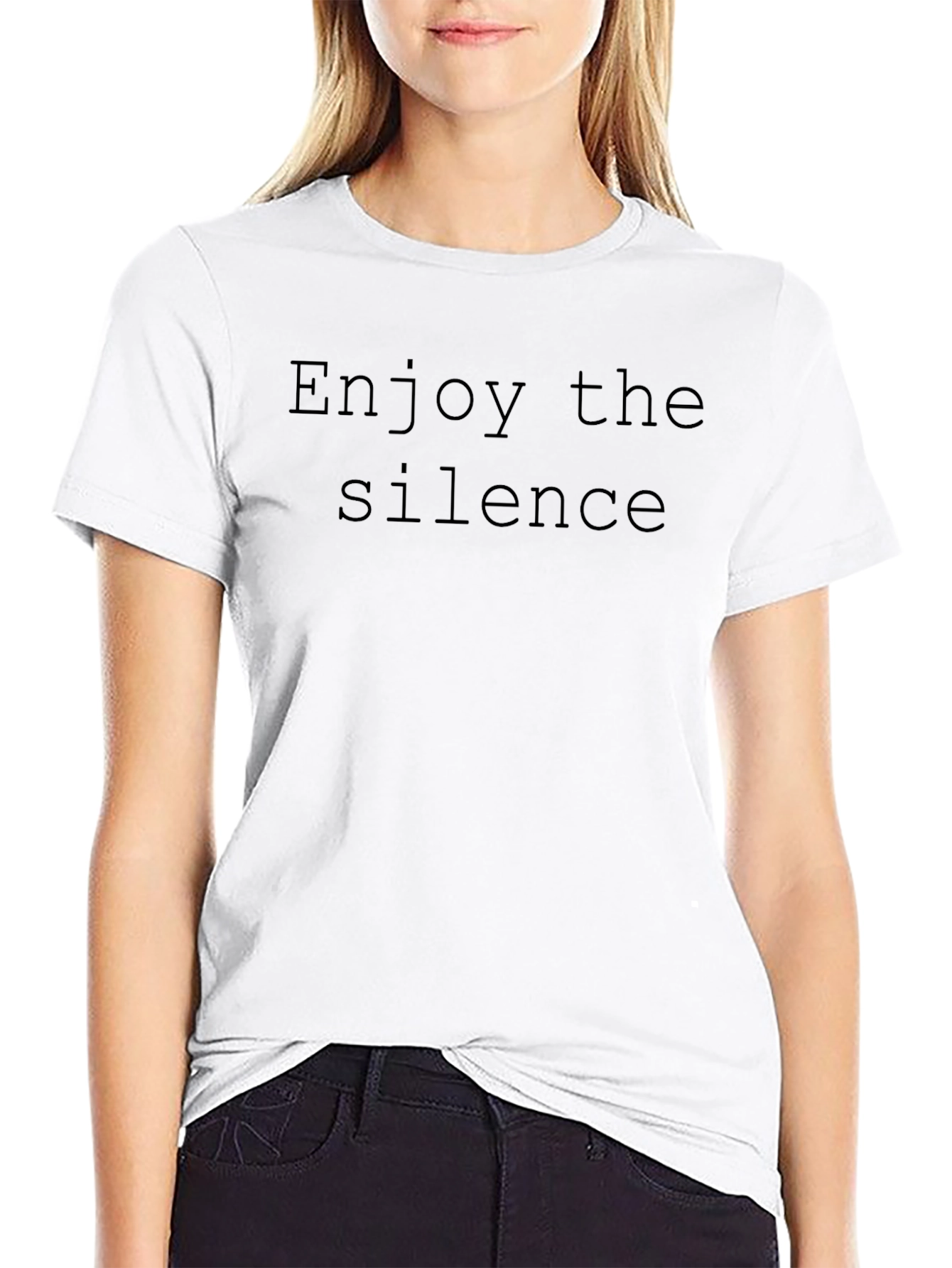 Enjoy the Silence T-Shirt - Classic Black Tee