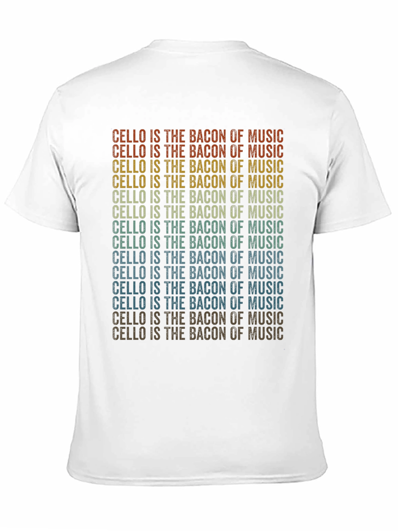 Cello is the Bacon of Music Black Graphic T-Shirt