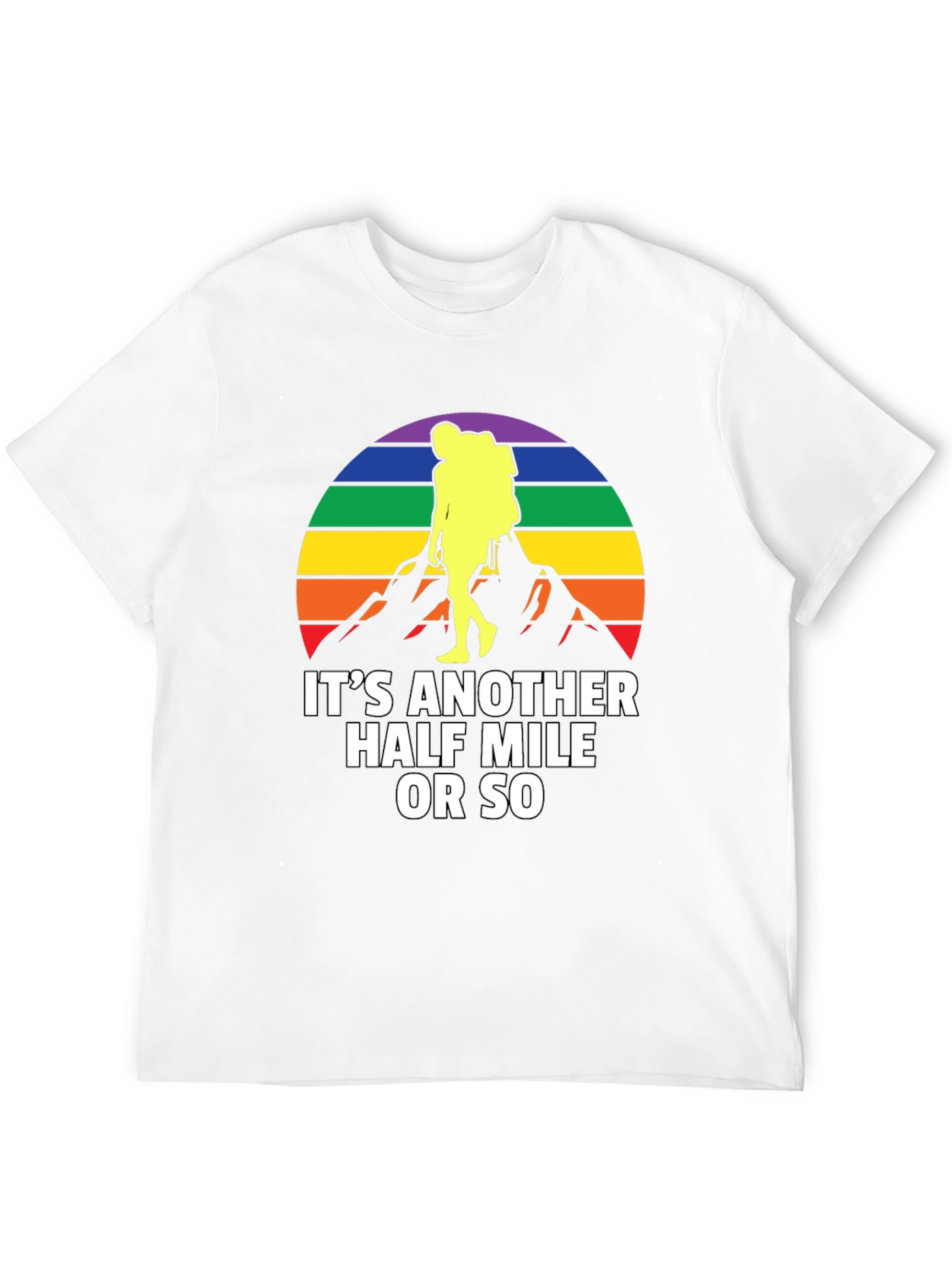 Hiking Pride Graphic T-Shirt