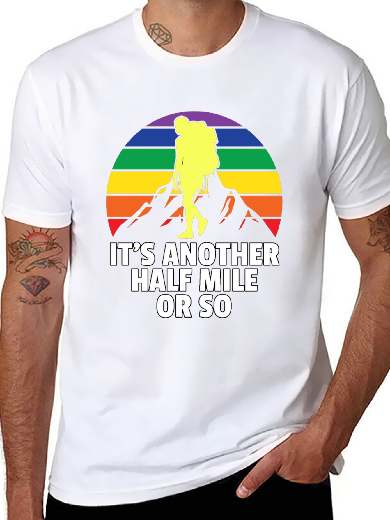 Hiking Pride Graphic T-Shirt