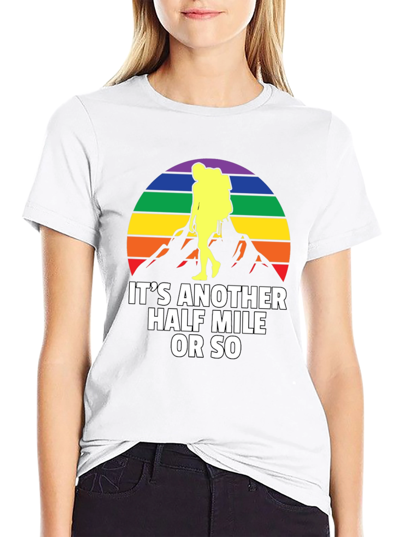 Hiking Pride Graphic T-Shirt