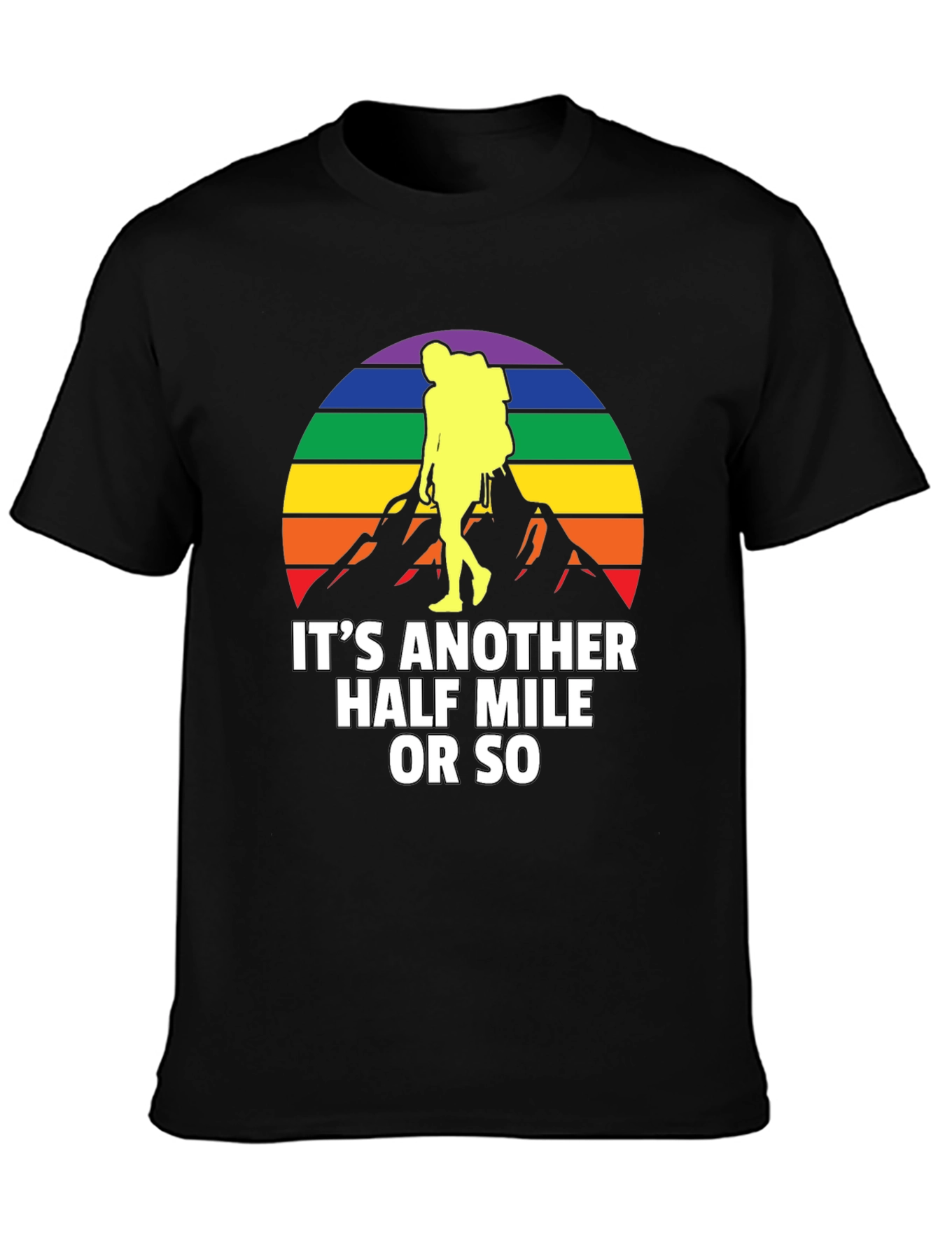 Hiking Pride Graphic T-Shirt