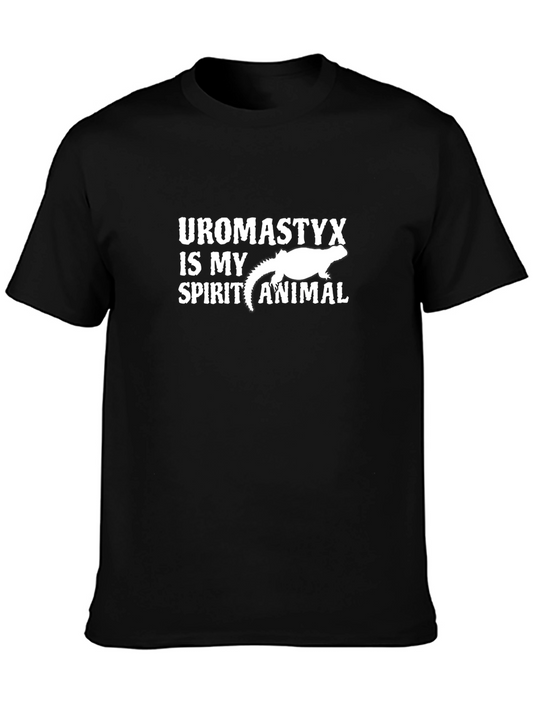 Uromastyx Spirit Animal Black T-Shirt