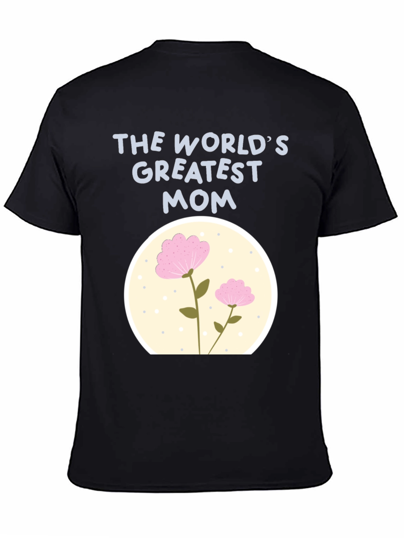 Worlds Greatest Mom Floral Graphic Tee
