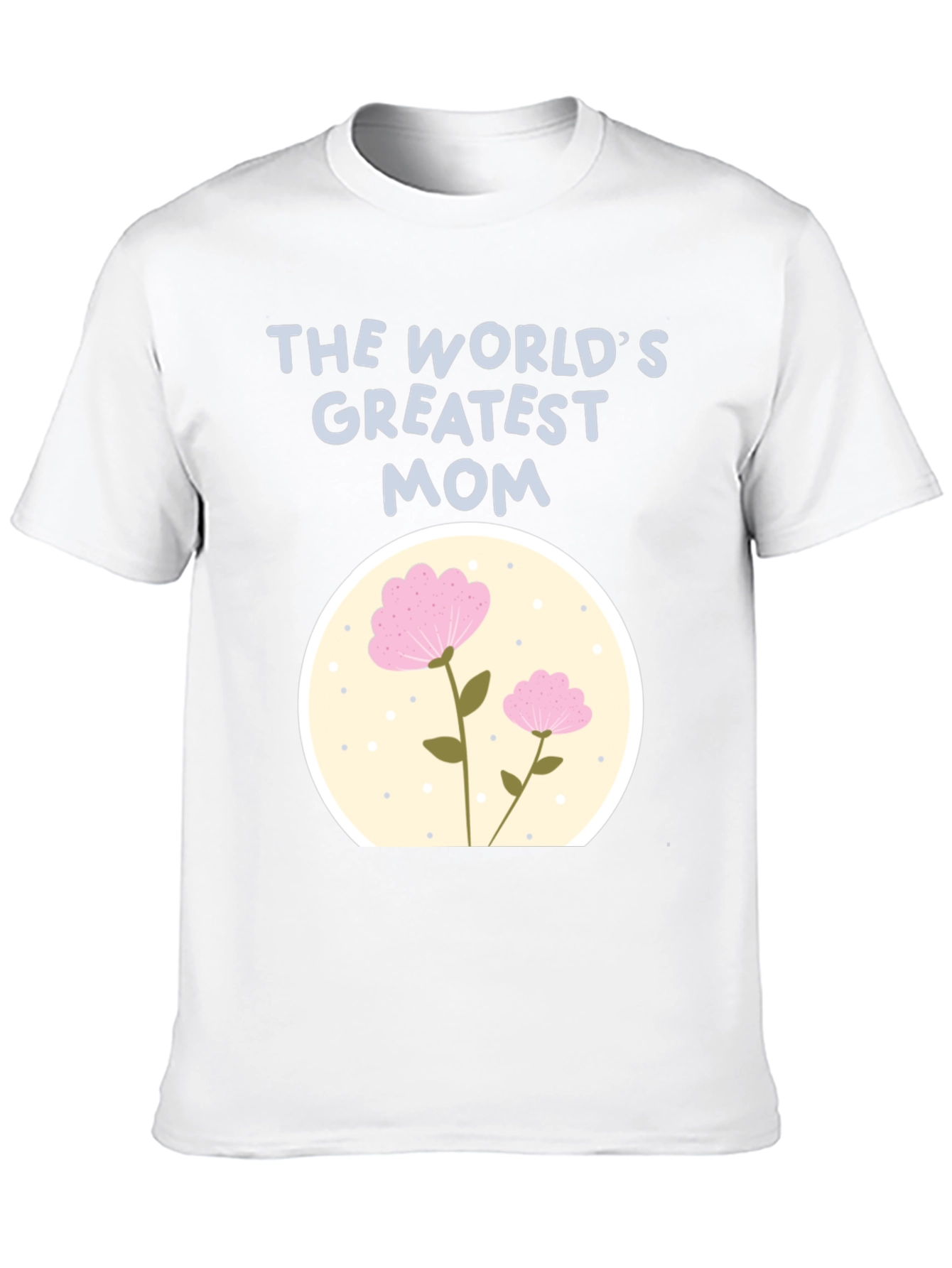 Worlds Greatest Mom Floral Graphic Tee