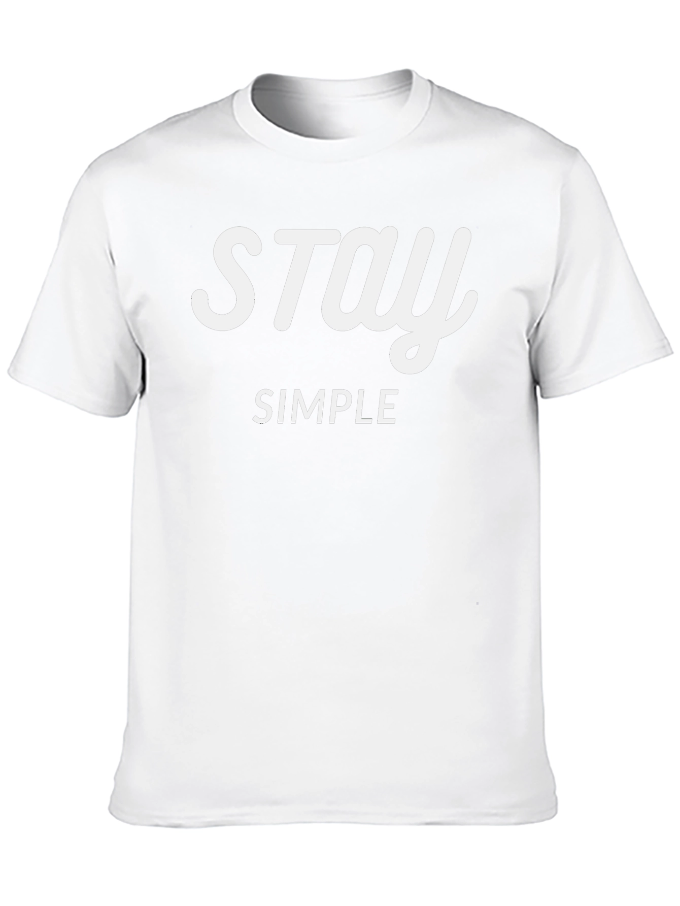 Stay Simple Graphic Tee - Casual Style