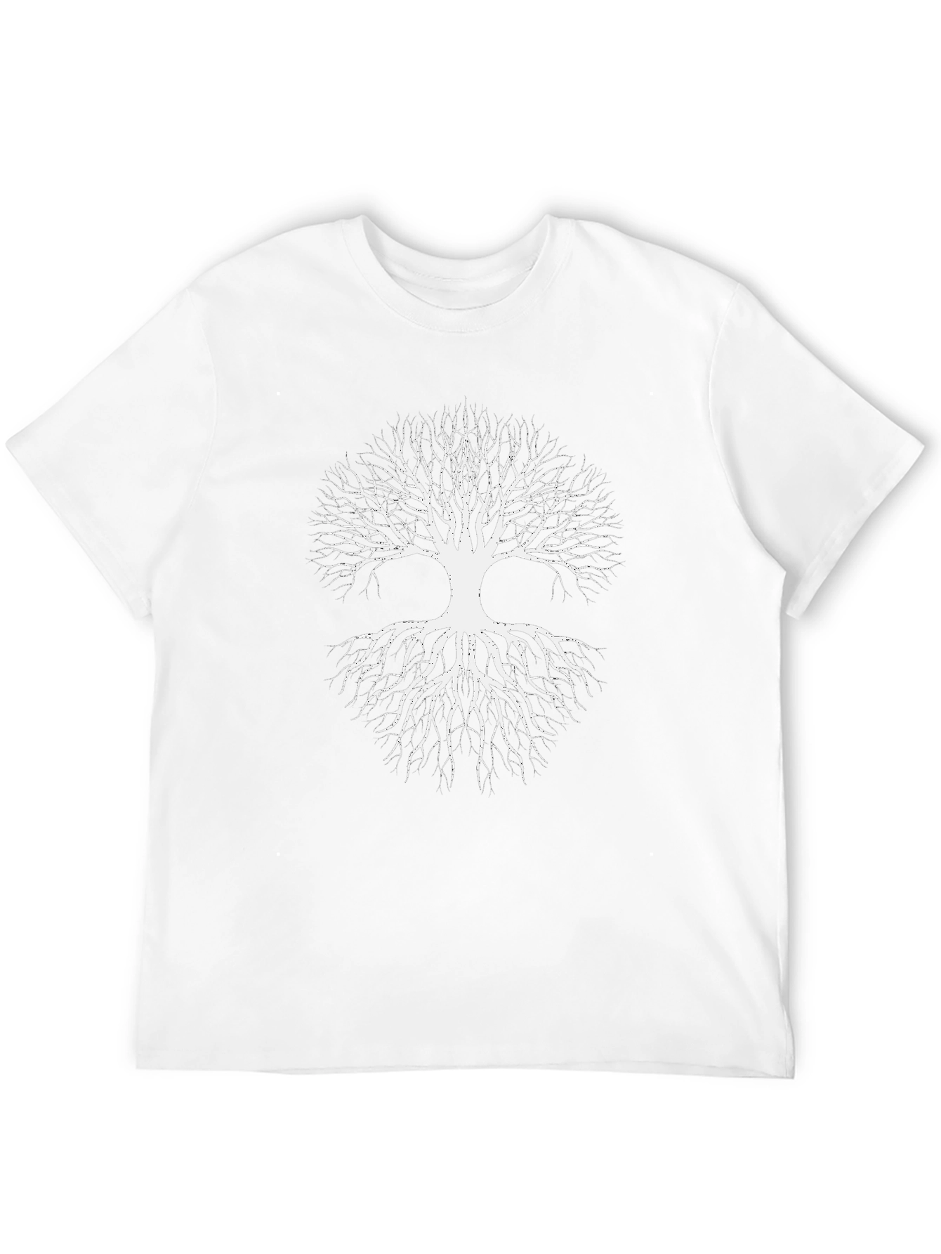 Tree of Life Graphic Tee - Black Cotton Blend