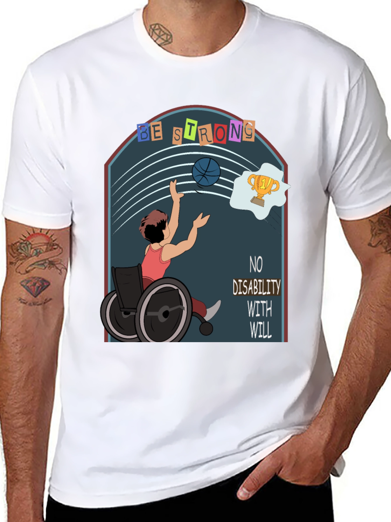 Inspirational Disability Awareness T-Shirt