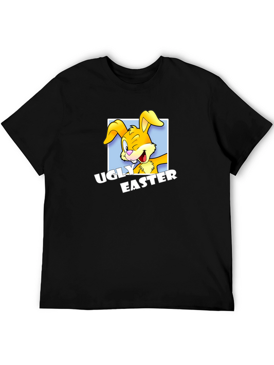 Ugly Easter Bunny T-Shirt - Black Graphic Tee