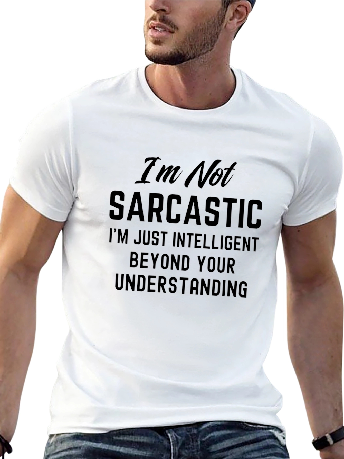 Sarcastic Intelligence Graphic T-Shirt