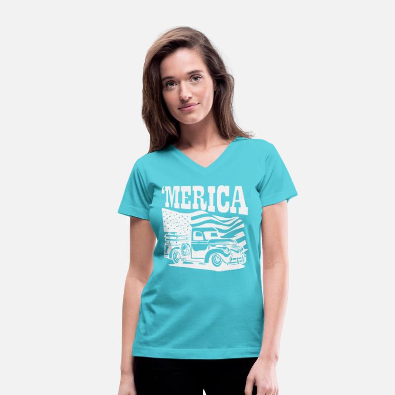 ‘Merica Truck & Flag ©WhiteTigerLLC.Com