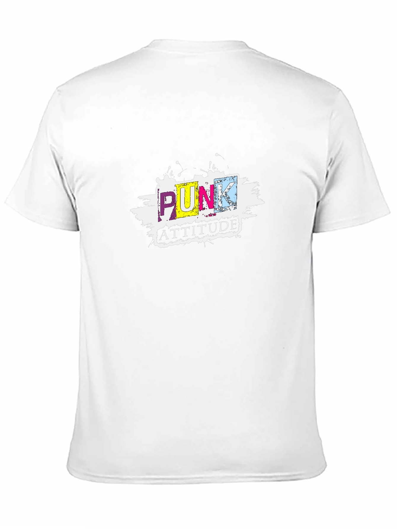 Punk Attitude Graphic Black T-Shirt