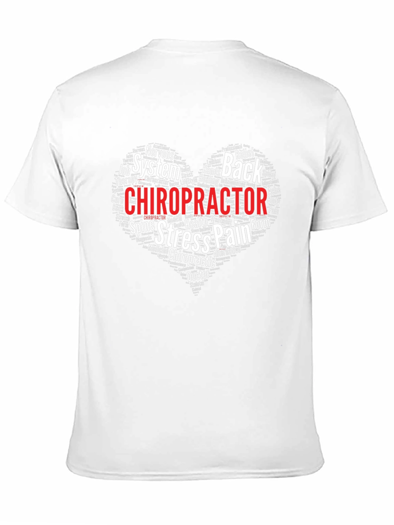 Chiropractor Word Art T-Shirt